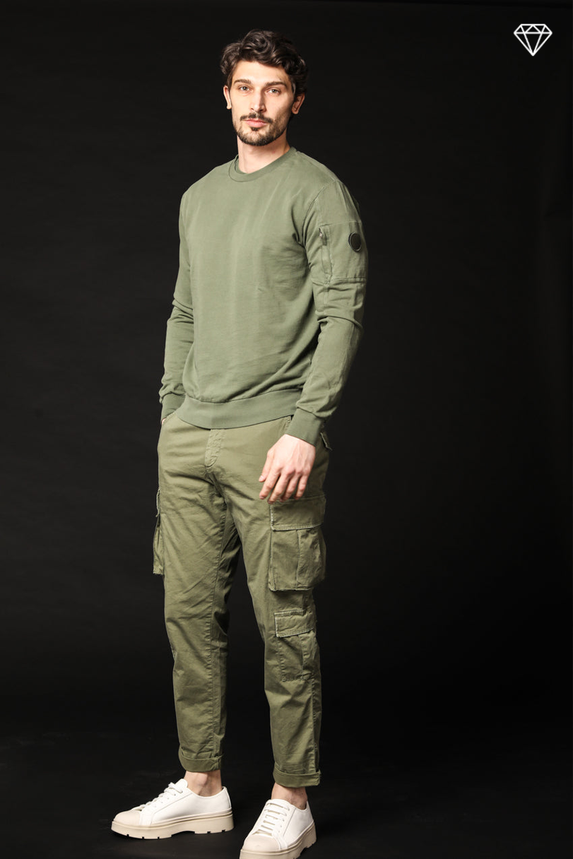 Immagine 1 di Sean felpa uomo in cotone con cappuccio edizione limitata regular colore verde di Mason's