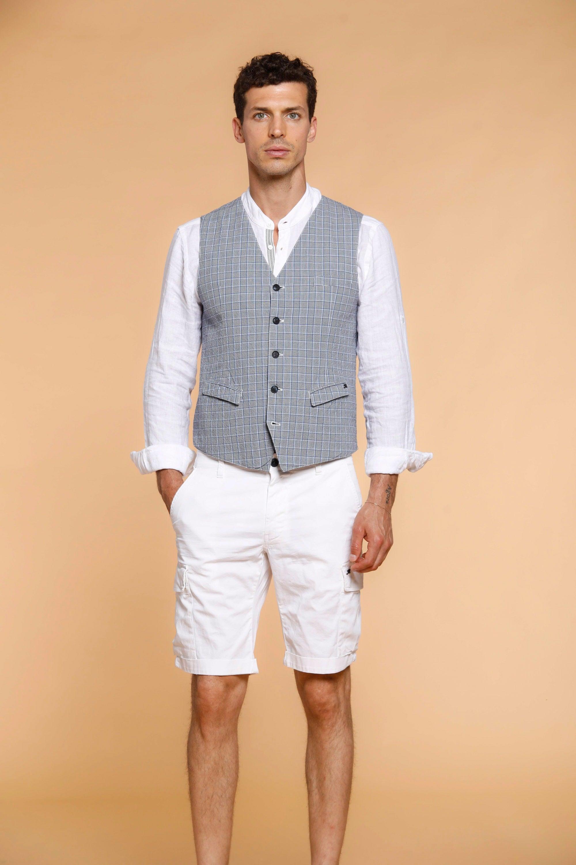 Chile bermuda cargo uomo in raso stretch regular ① - Mason's