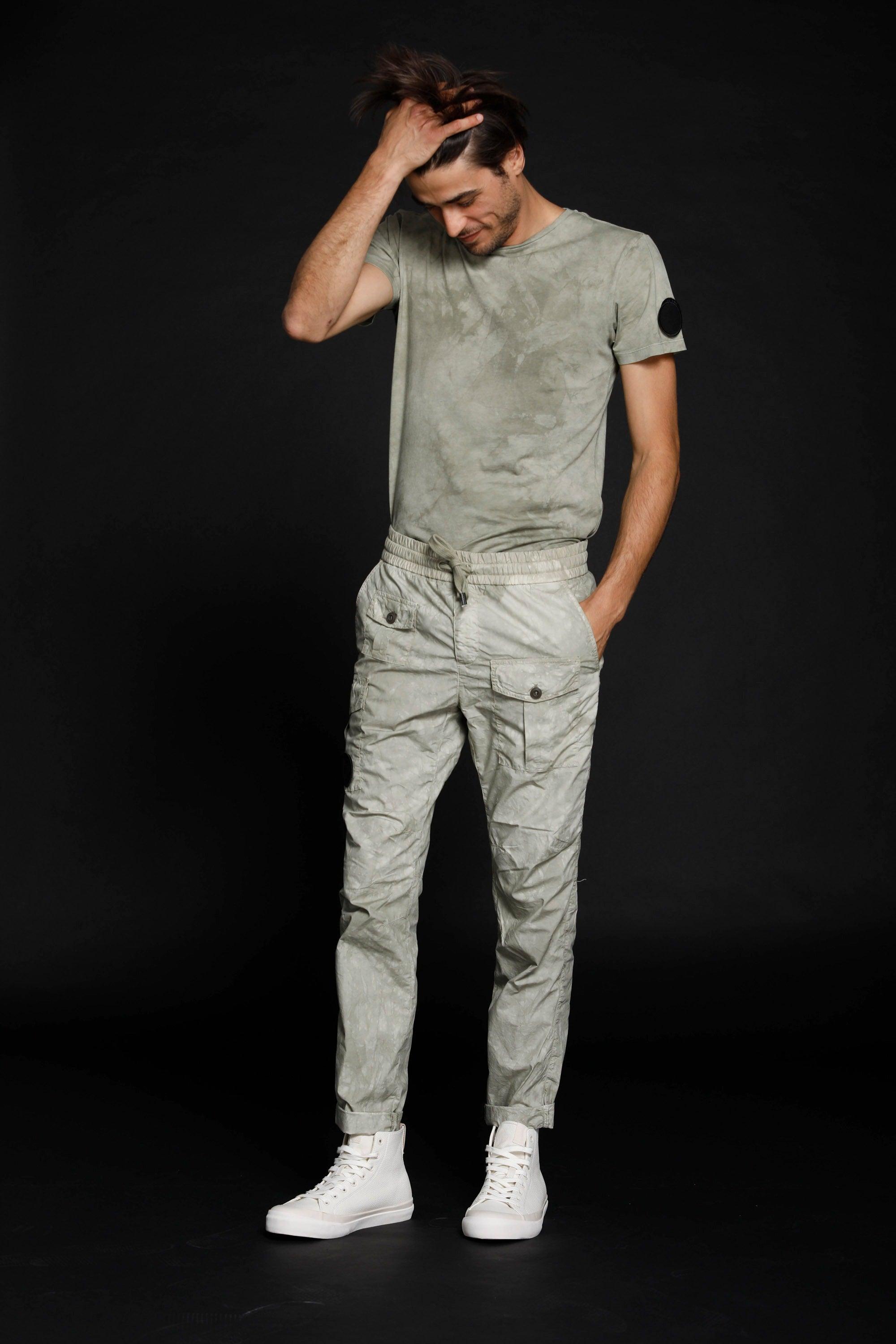 George pantalone cargo uomo in tela paracadute Logo edition carrot fit ① - Mason's