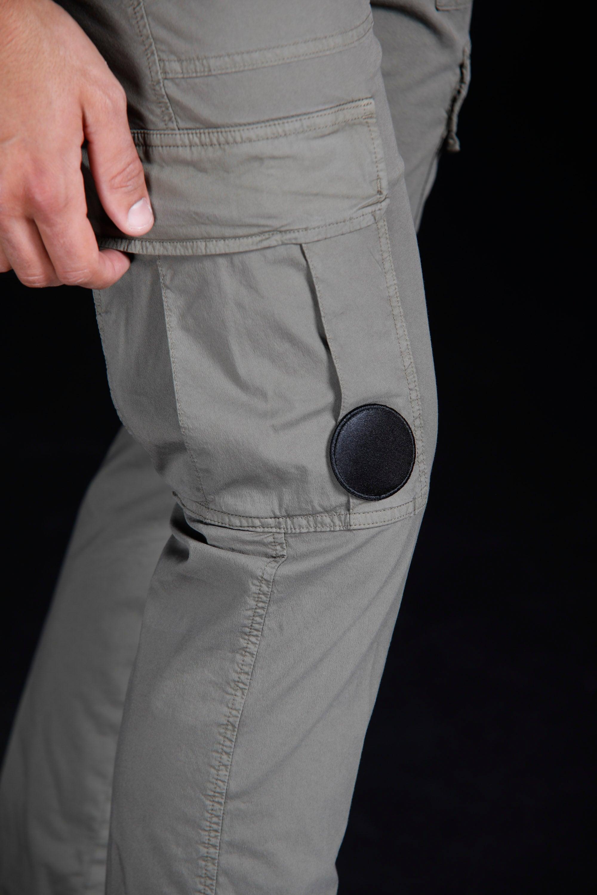 Rio de Janeiro cargo uomo in nylon e gabardina stretch Logo edition carrot fit - Mason's