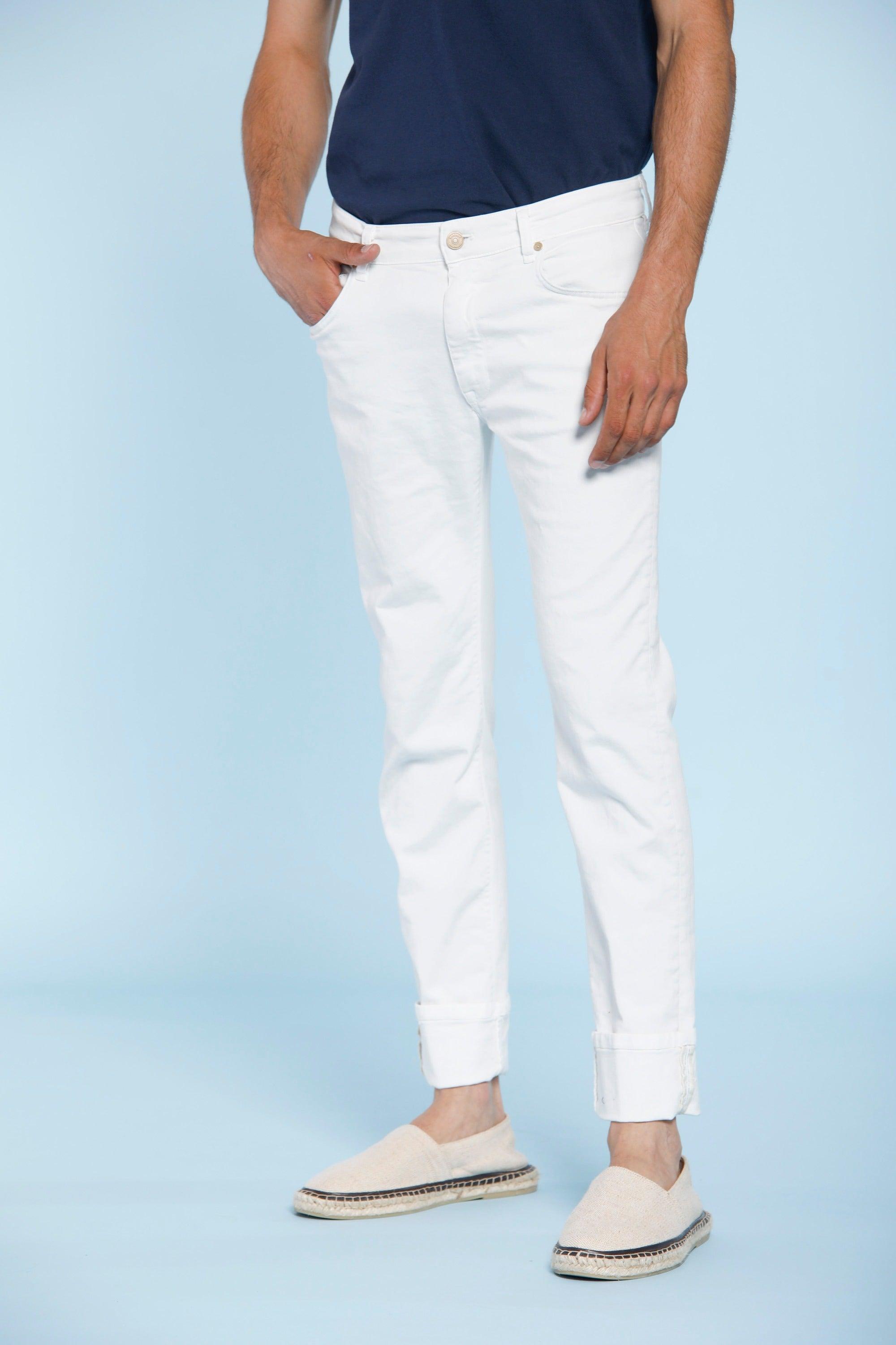 Harris 5 Tasche pantalone uomo in bull denim stretch slim fit - Mason's