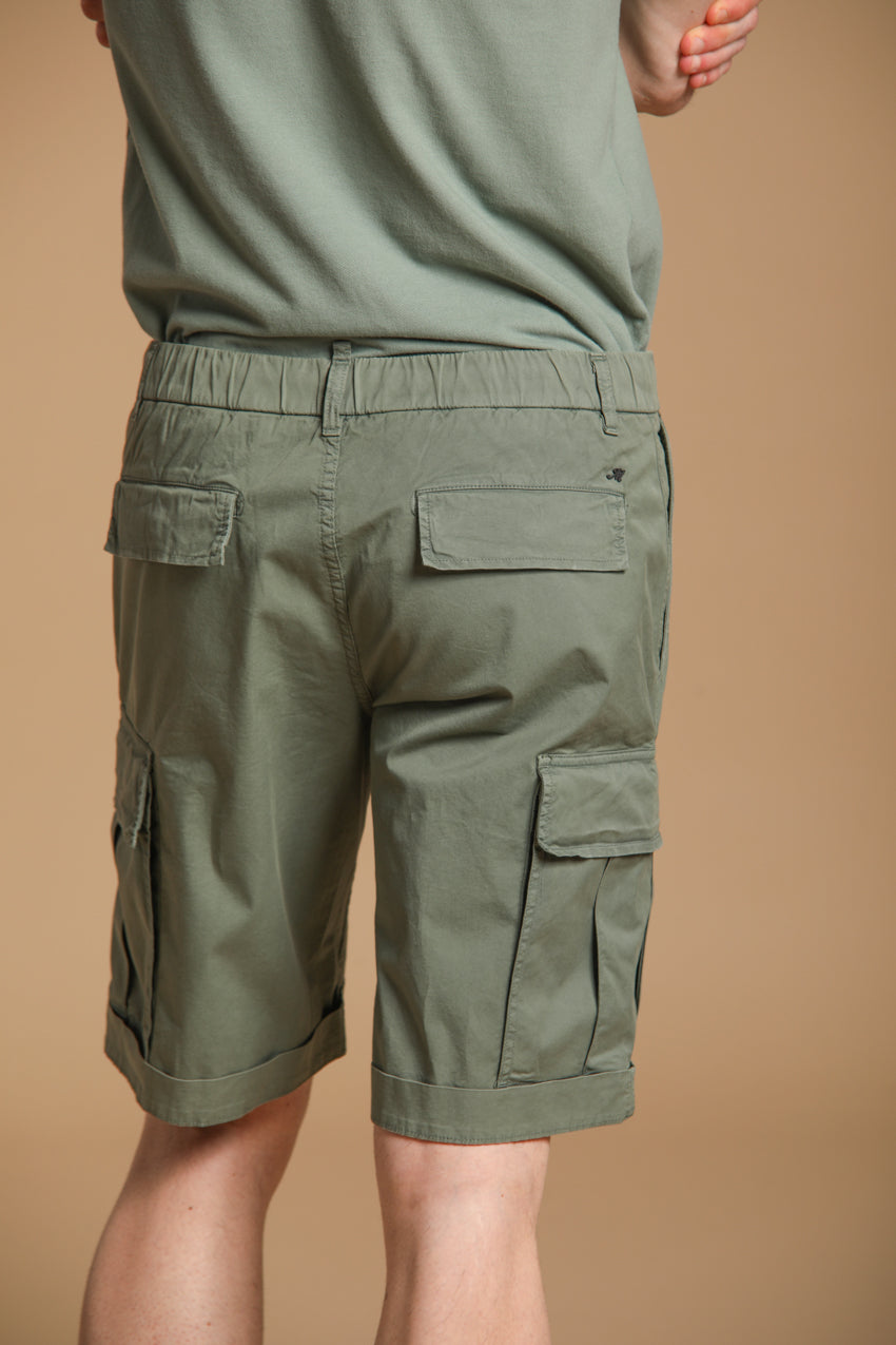 Cargo M74 мъжки карго бермуди от пима памучен туил - relaxed fit