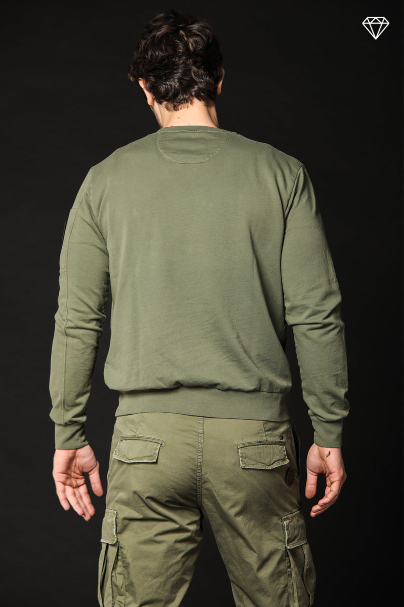 Immagine 5 di Sean felpa uomo in cotone con cappuccio edizione limitata regular colore verde di Mason's