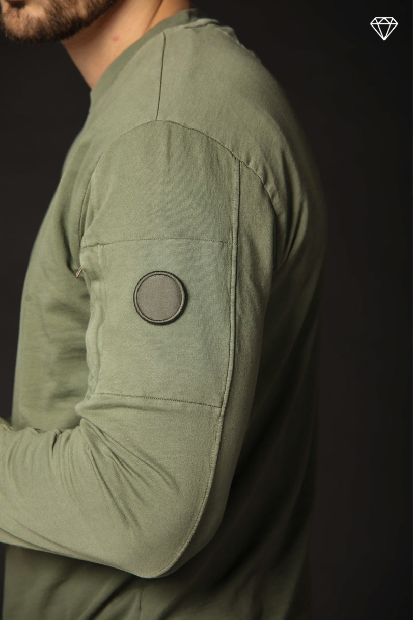 Immagine 4 di Sean felpa uomo in cotone con cappuccio edizione limitata regular colore verde di Mason's