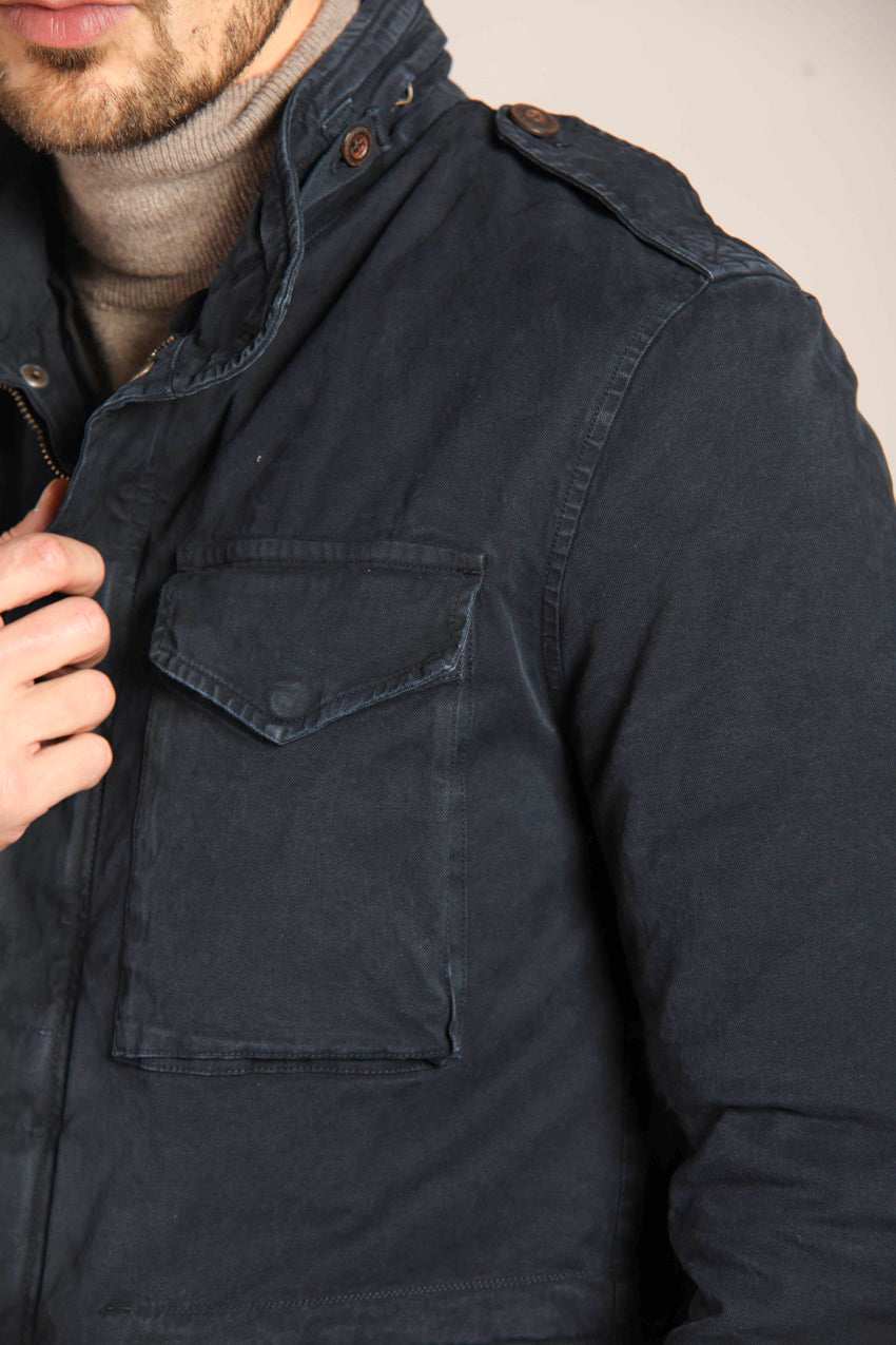 Foto 2 Field Jacket M74 uomo in cotone stretch