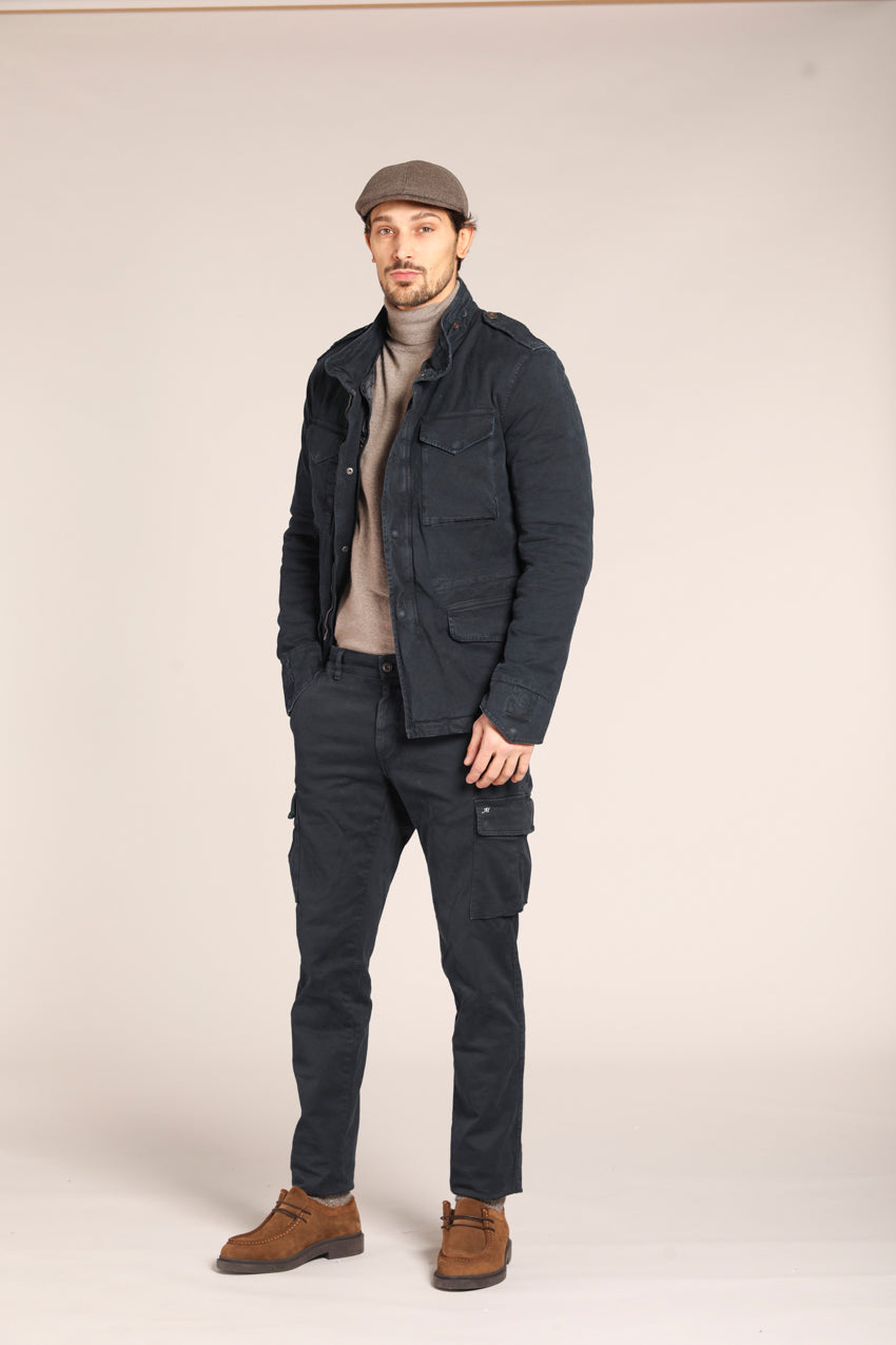 Foto 3 Field Jacket M74 uomo in cotone stretch