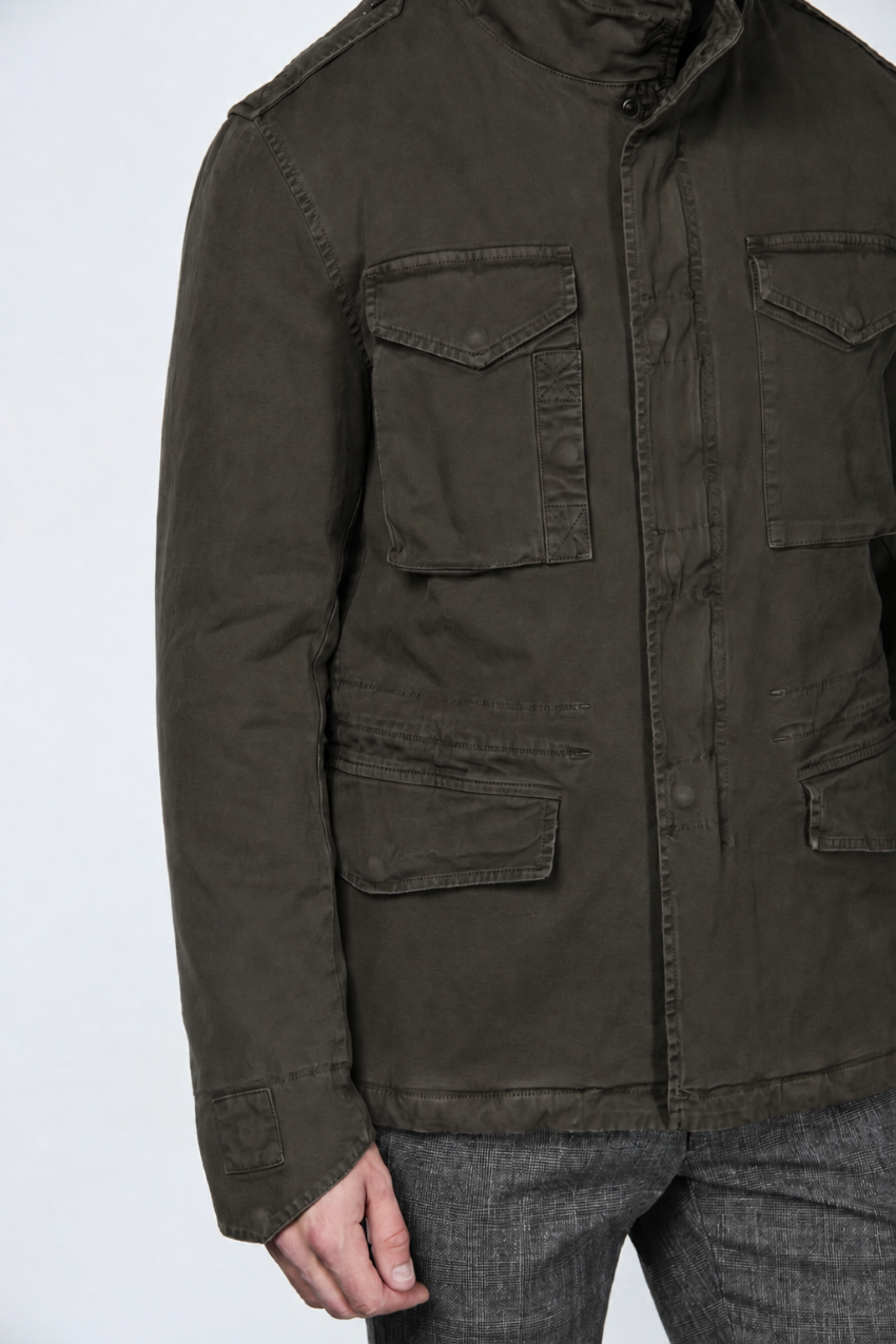 Field Jacket M74 мъжко яке от еластичен плат с начупена сплитка