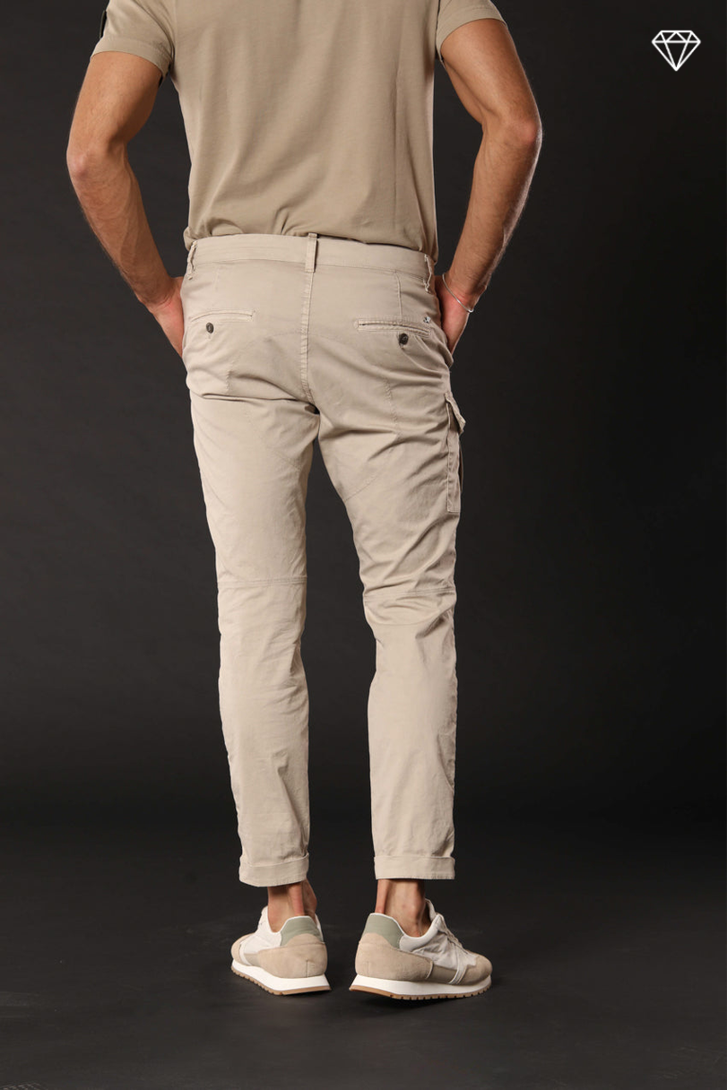 George Coolpocket мъжки карго панталон от пима памук с carrot fit ①