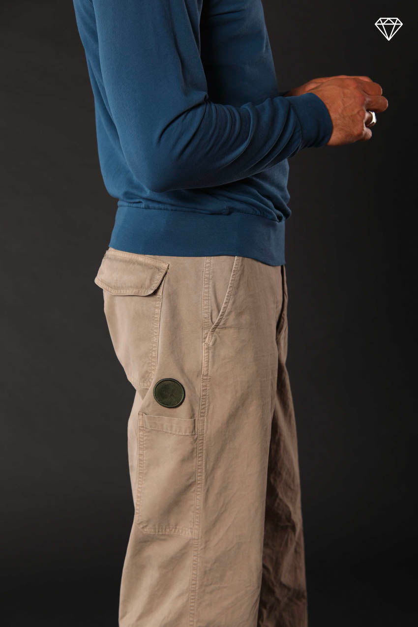 San Andreas M74 мъжки карго панталон от канвас оксфорд с relaxed fit ①