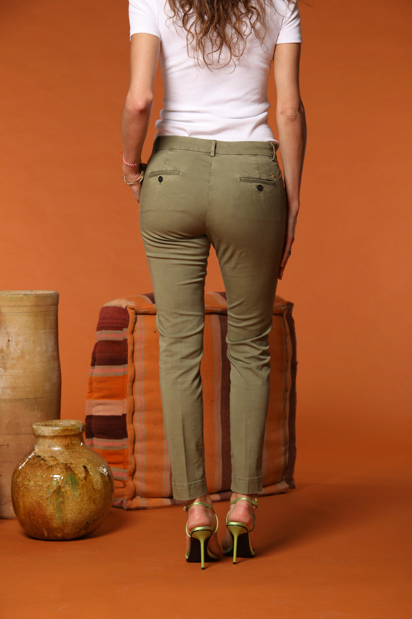 Jaqueline Archivio дамски чино панталон от габардин - slim fit