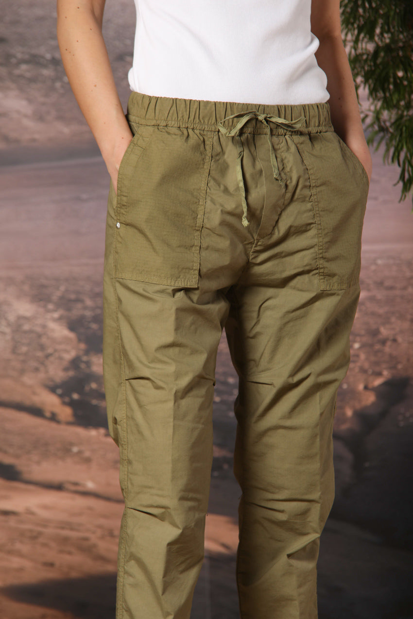Fatique Jogger дамски карго джогър панталон от тенсел и памук - carrot fit
