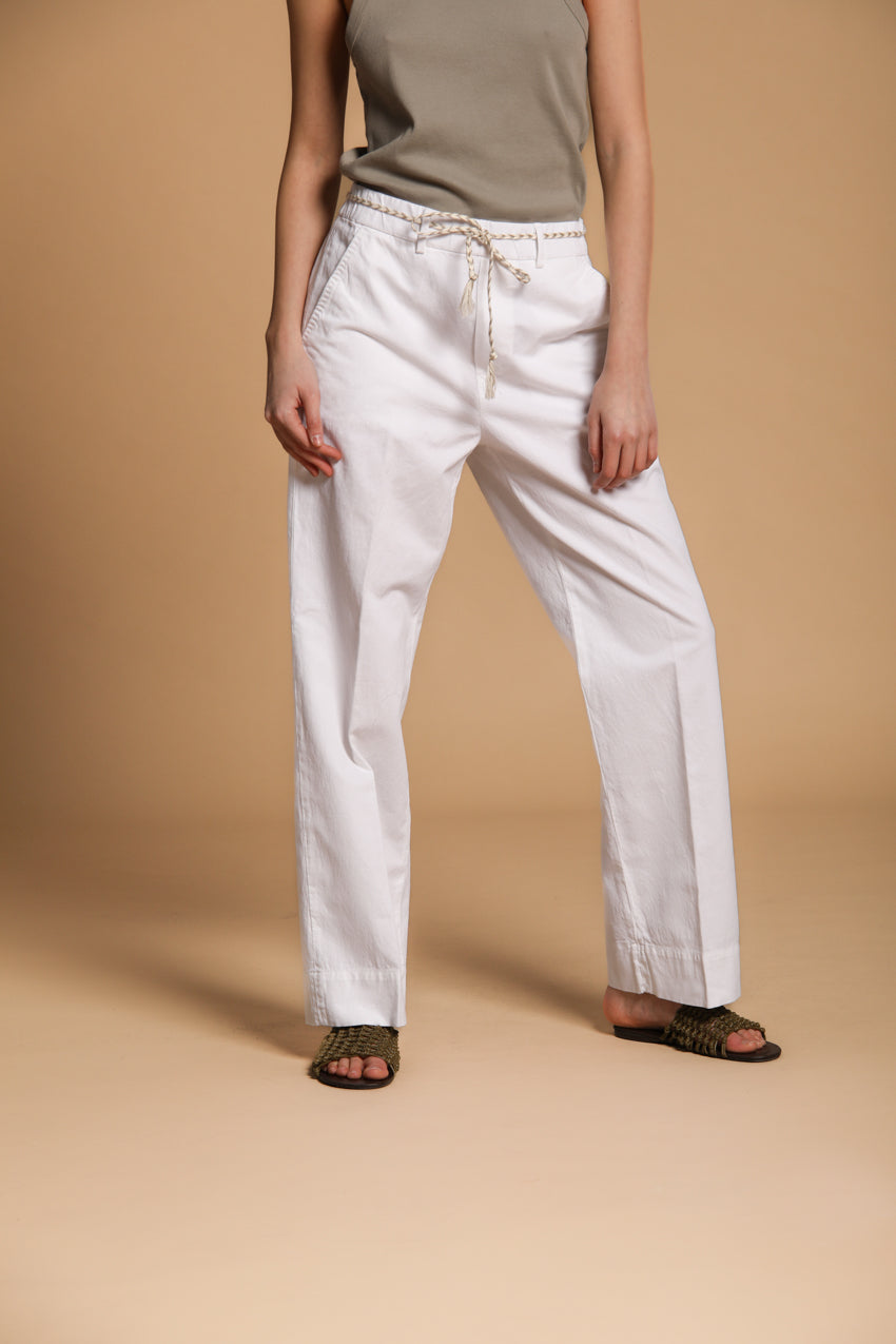 New York Cozy Straight дамски чино панталон от лен и памук straight fit