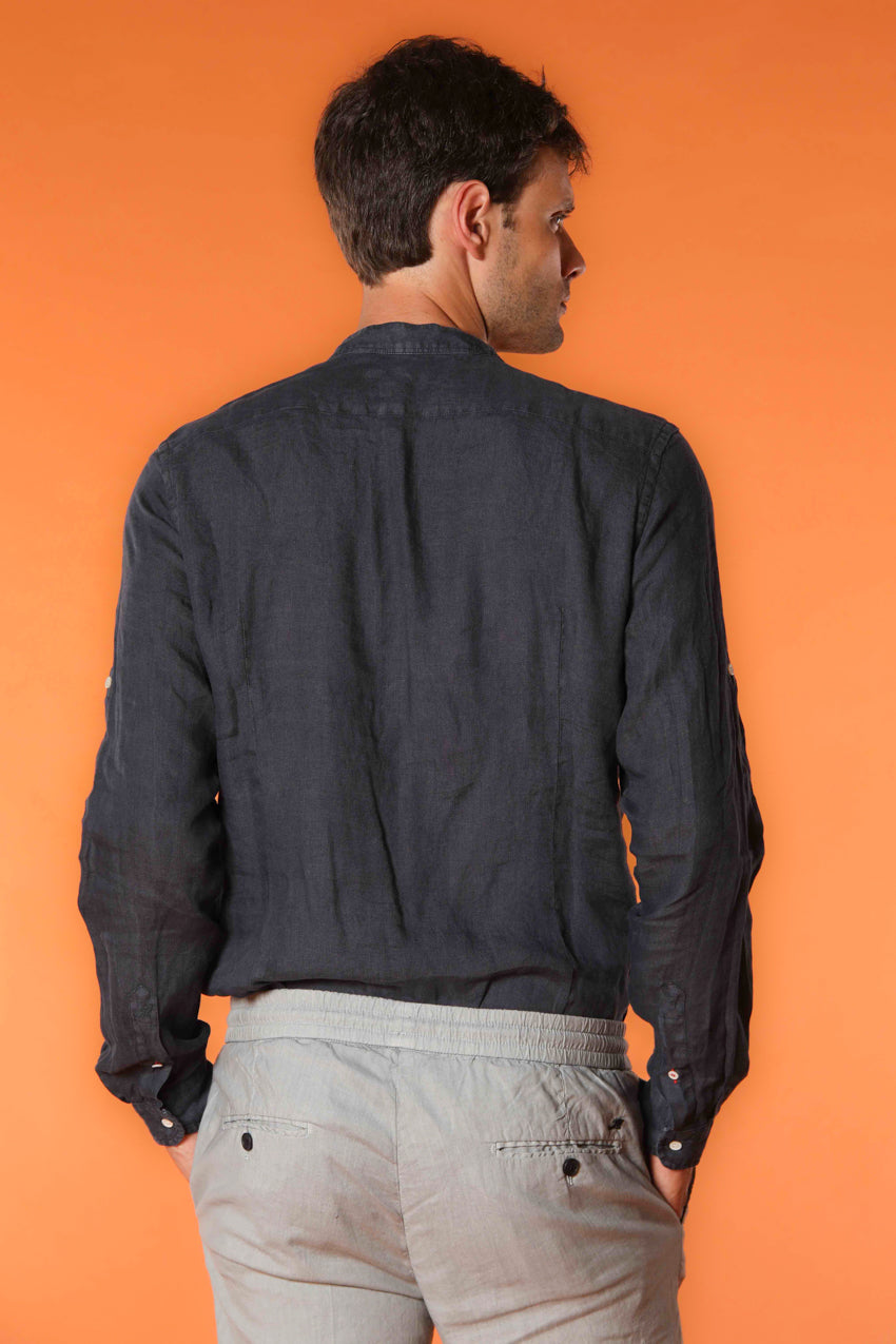 Porto мъжка риза с дълъг ръкав от лен