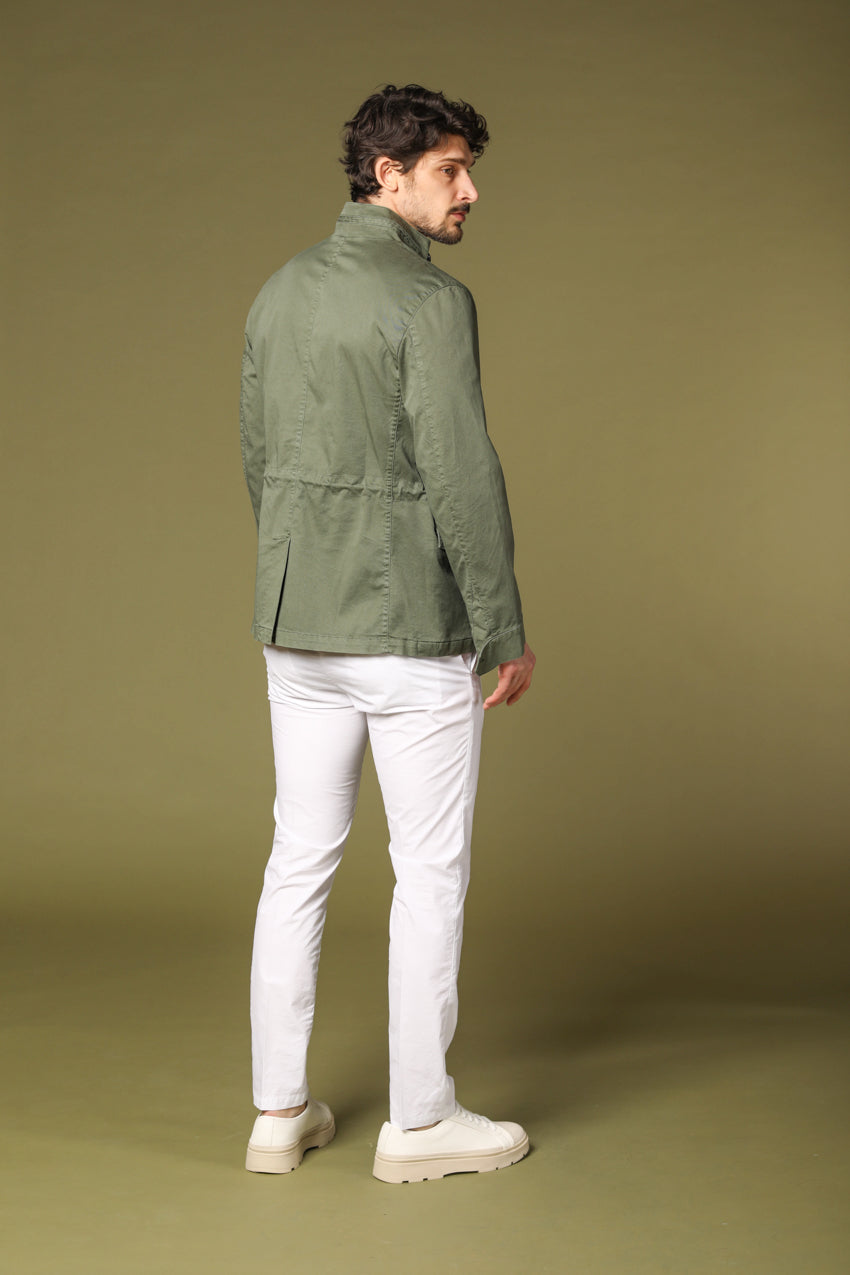 immagine 3 di giubbotto uomo modello City Field in verde fit regular di Mason's