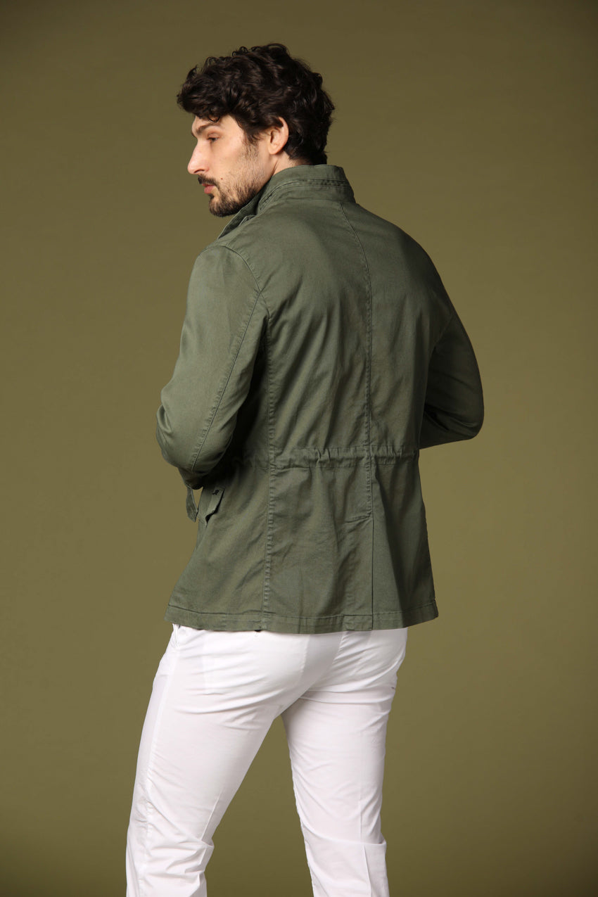 immagine 4 di giubbotto uomo modello City Field in verde fit regular di Mason's