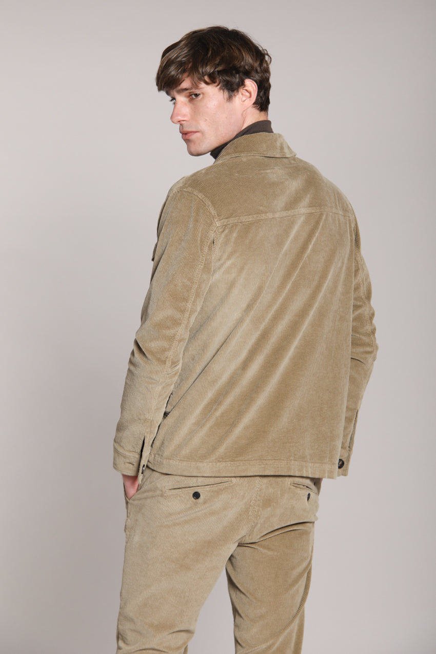 Foto 5 Steve overshirt uomo in velluto 500 righe