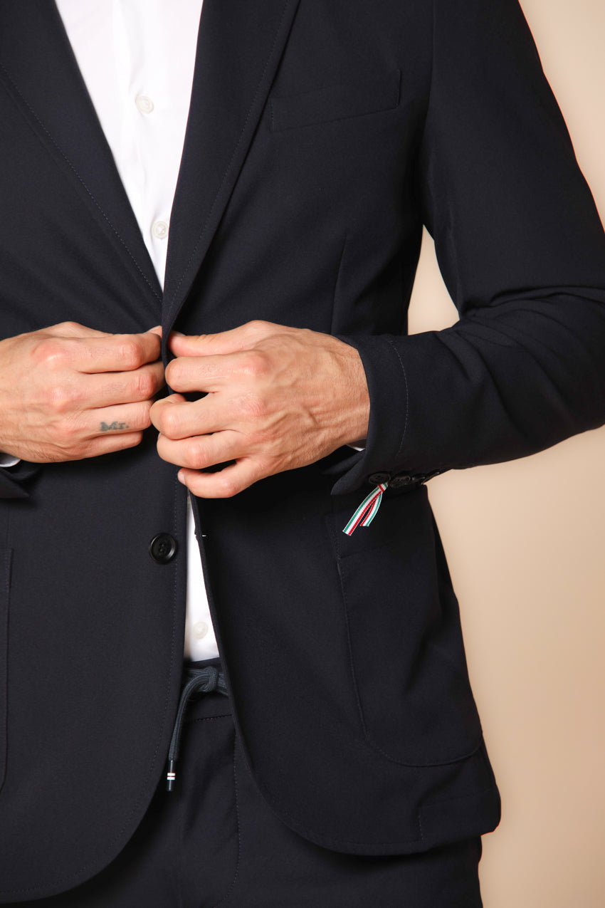 Foto 2 Da Vinci Tech Dynamic blazer uomo in jersey stretch