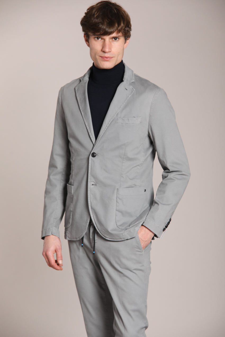 Foto 1 Da Vinci blazer uomo in gabardina stretch