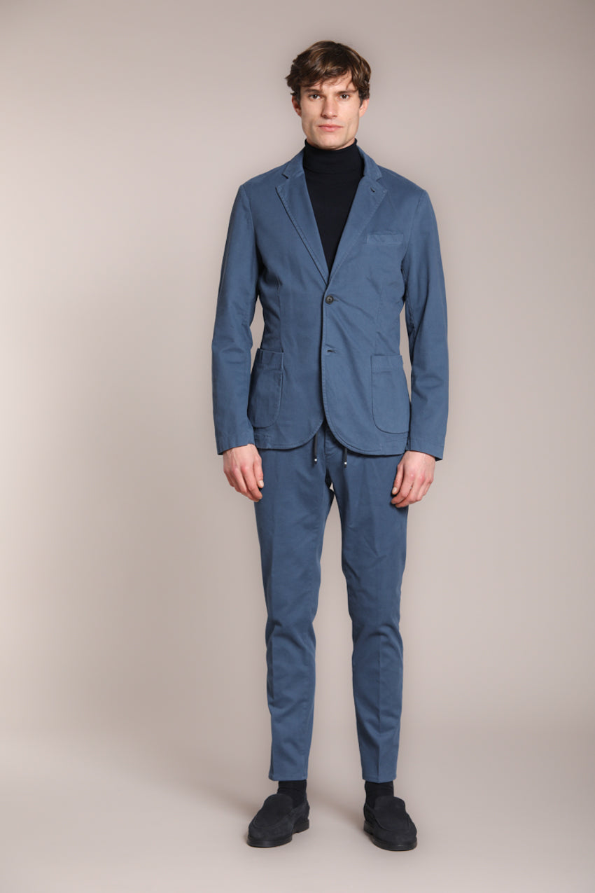Foto 3 Da Vinci blazer uomo in gabardina stretch