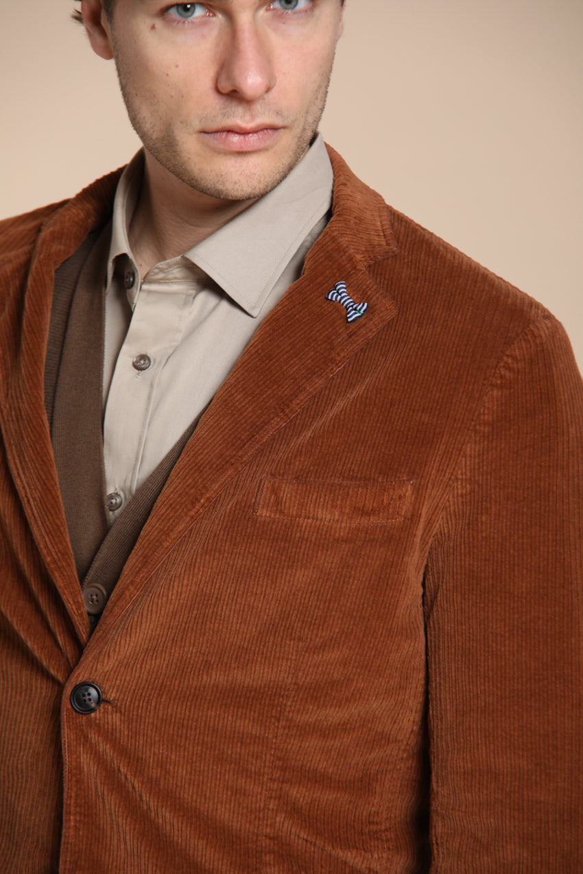 Foto 4 Da Vinci blazer uomo in velluto 500 righe