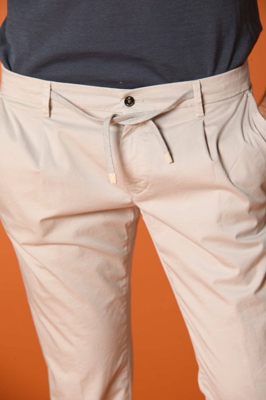 New York 1 Pinces City String мъжки chino панталон от лек памучен туил с еластан - regular fit