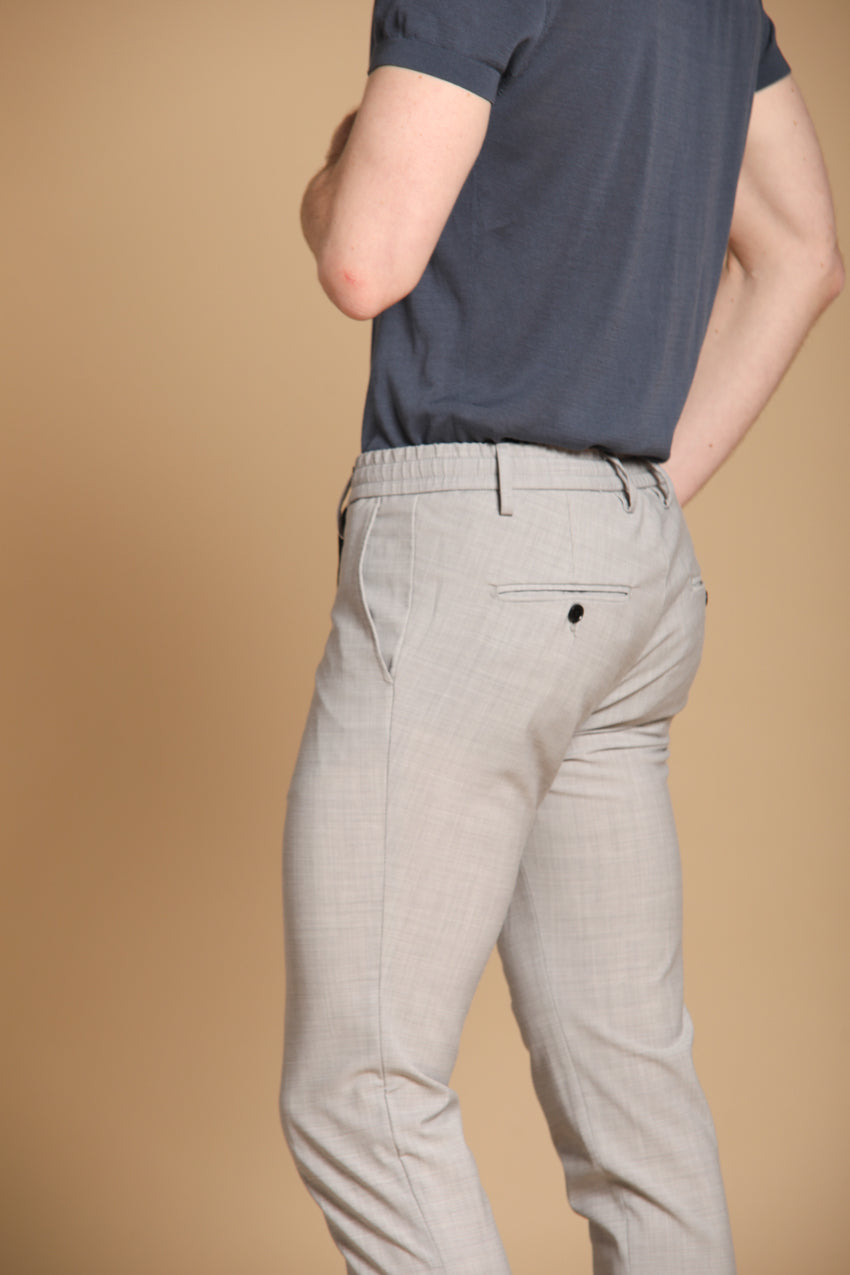 Milano Jogger мъжки вълнен чино панталон - travel extra slim fit
