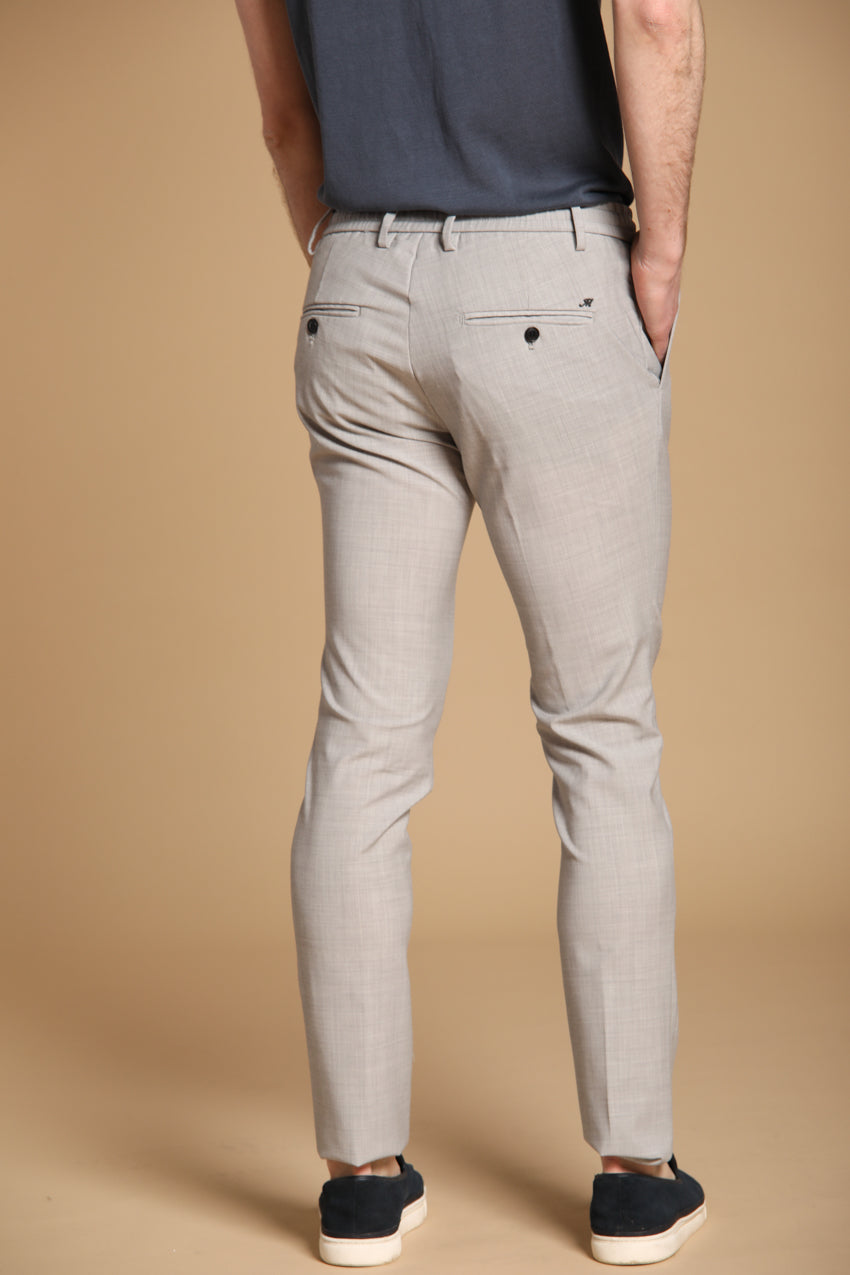 Milano Jogger мъжки вълнен чино панталон - travel extra slim fit