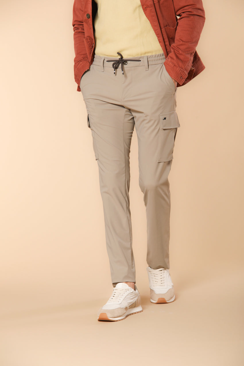 Chile Jogger мъжки карго панталон от технично джърси с екстра слим фит