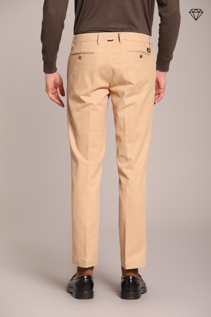 Foto 4 New York pantalone chino uomo in gabardina stretch regular fit ①