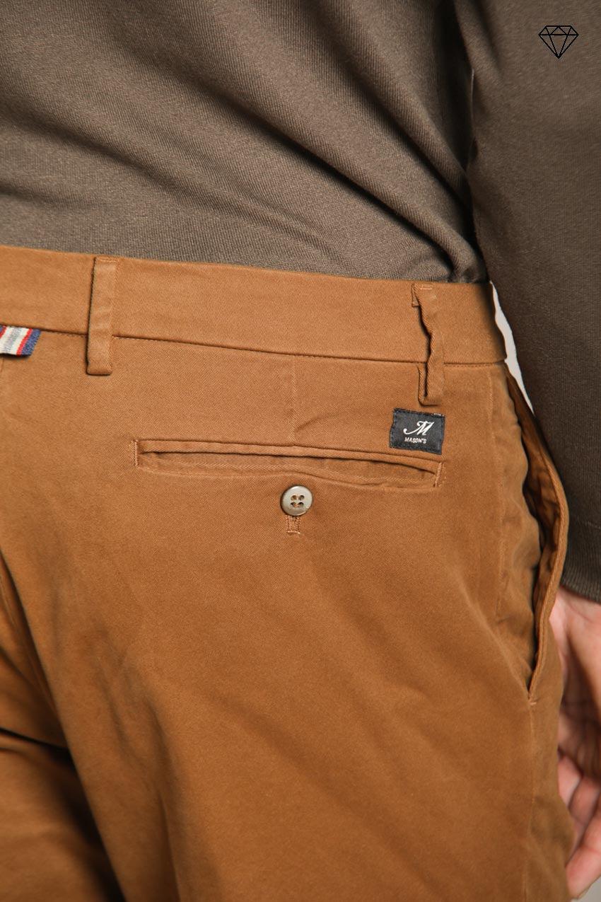 Foto 2 New York pantalone chino uomo in gabardina stretch regular fit ①