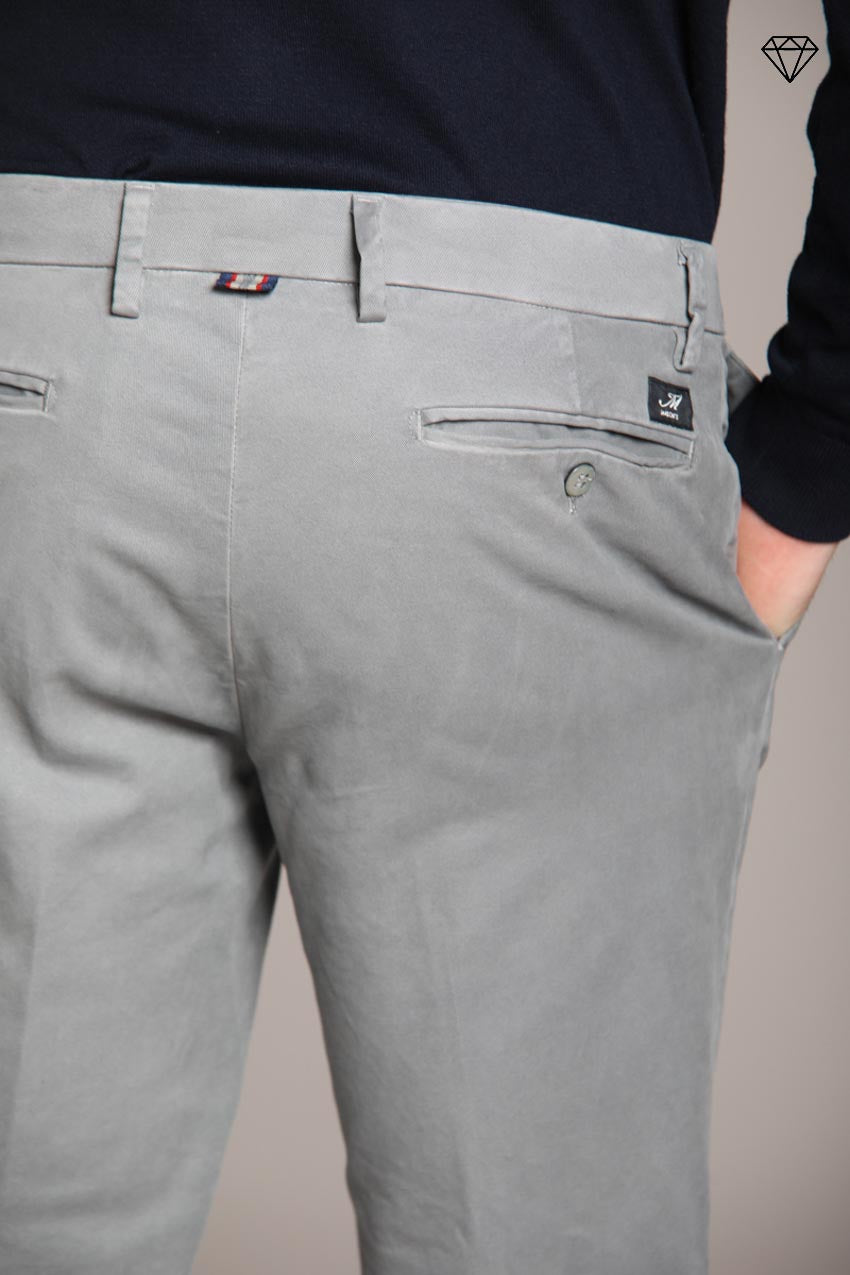 Foto 2 New York pantalone chino uomo in gabardina stretch regular fit ①