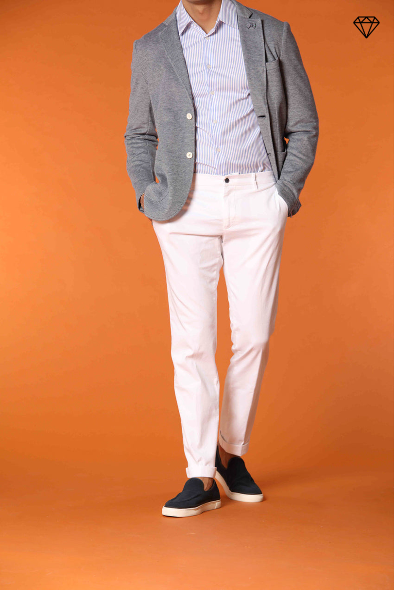 New York мъжки чино панталон от стреч памук с регулар фит ①