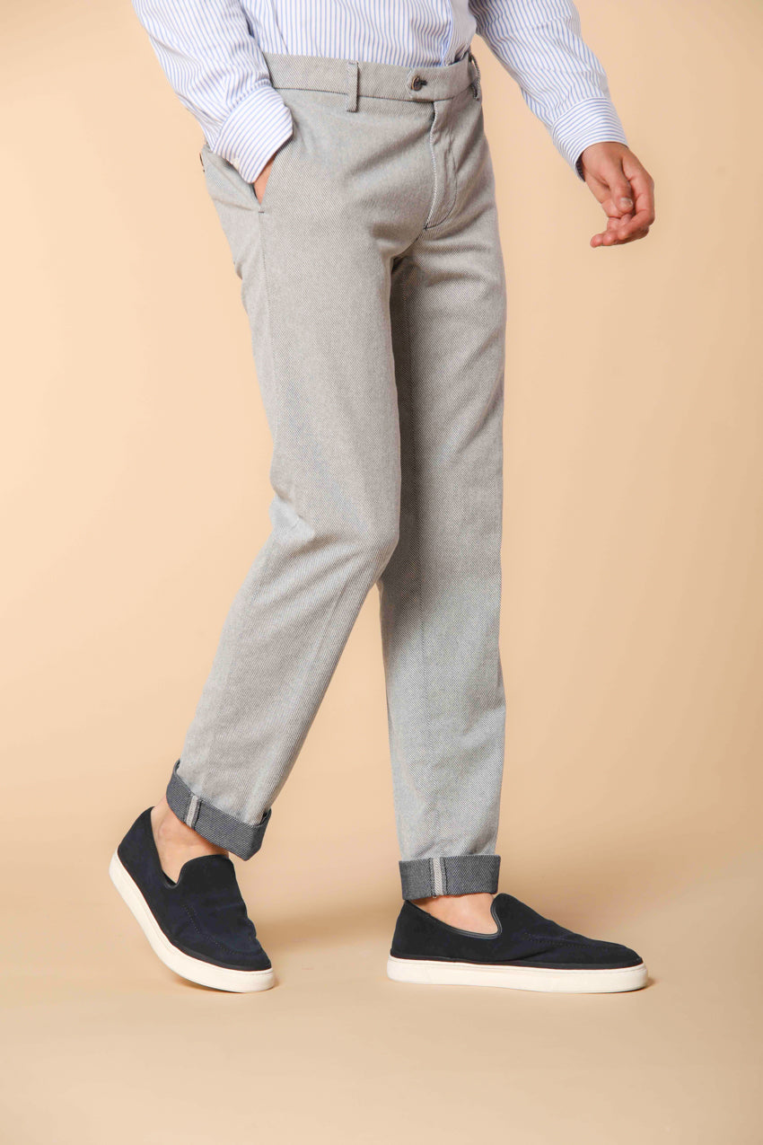 New York Sartoriale мъжки памучен панталон чино с покрито нишково боядисване regular fit