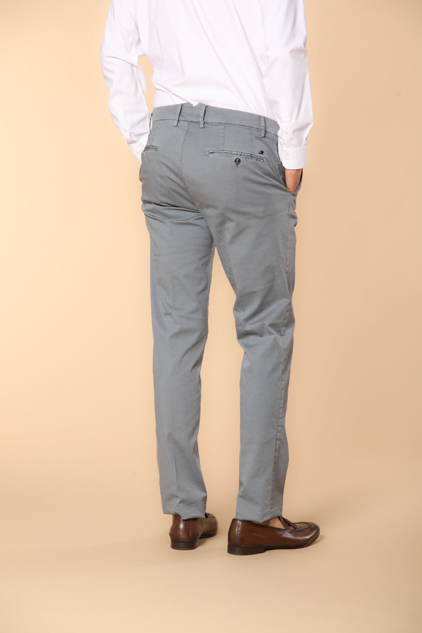 New York Times Elax мъжки чино панталон от памук Chevron regular fit