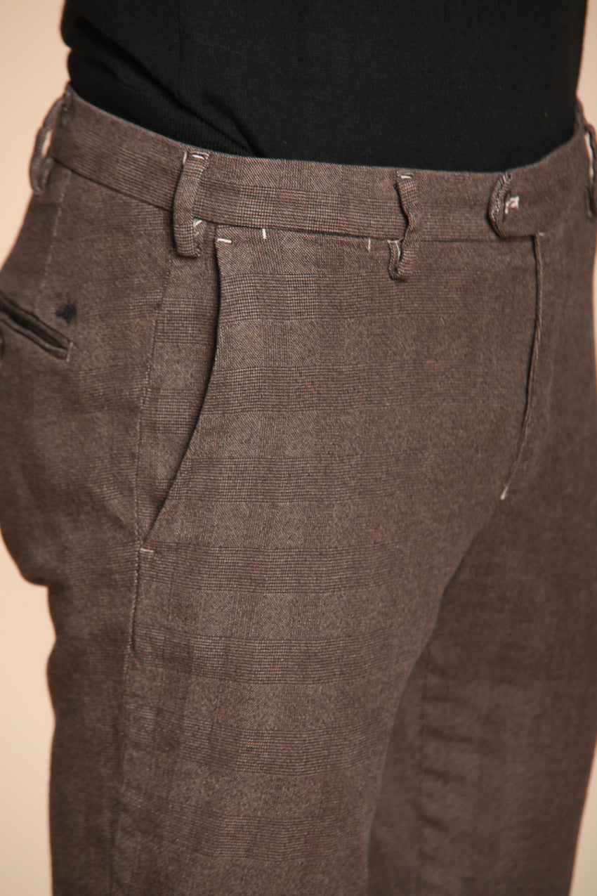 Foto 2 New York Sartoriale pantalone chino uomo stampa galles regular fit