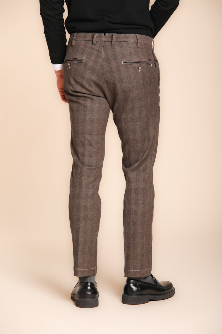 Foto 6 New York Sartoriale pantalone chino uomo stampa galles regular fit