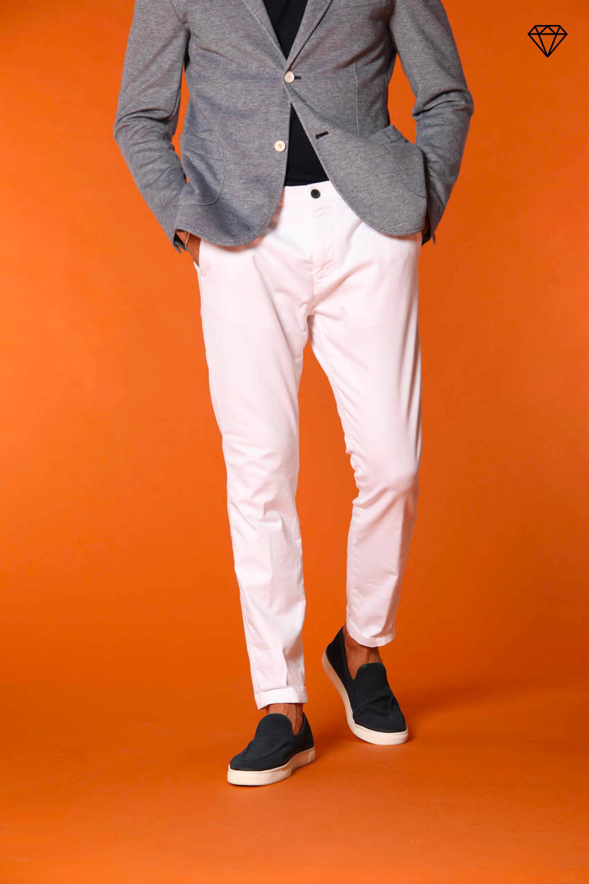 Osaka мъжки панталон чино от памук и тенсел с керът фит ①