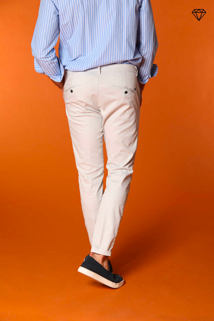Osaka мъжки чино панталон от памук и тенсел  с керът фит ①
