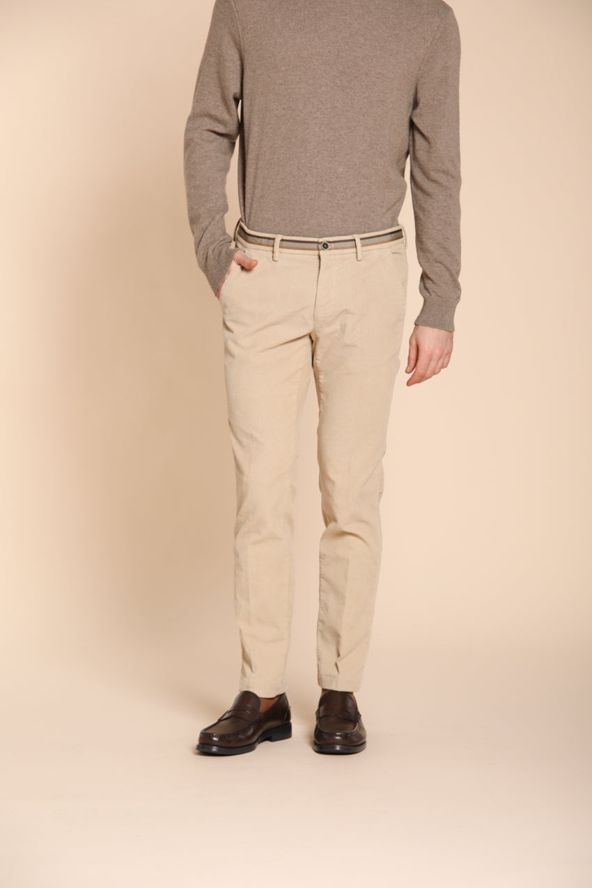 Foto 1 Torino Winter pantalone chino uomo in velluto 1000 righe slim fit