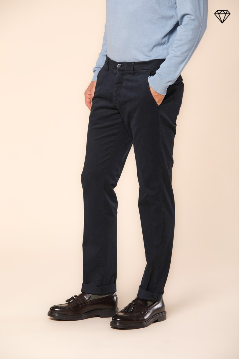 Torino Мъжки панталон от модал и памук, slim fit