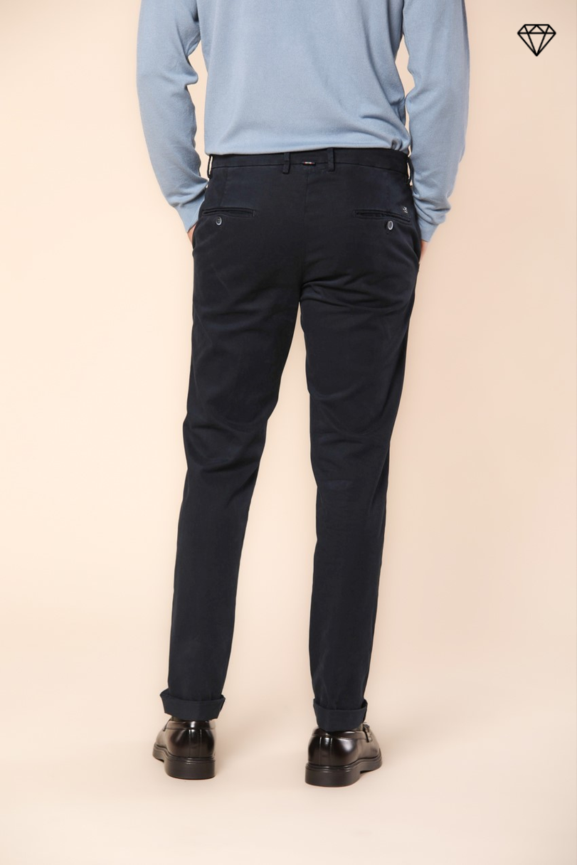 Torino Мъжки панталон от модал и памук, slim fit