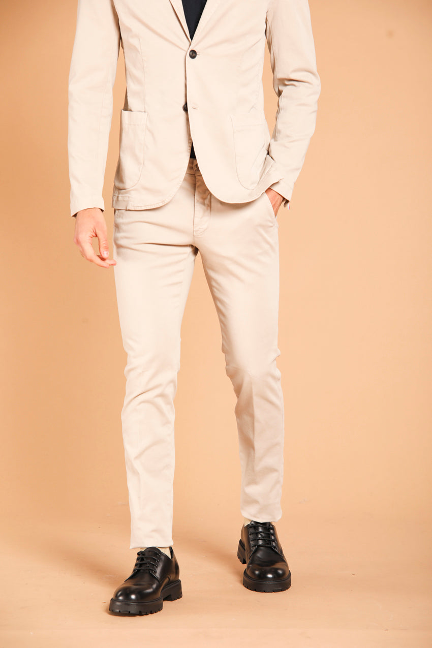 Torino Мъжки панталон от модал и памук, slim fit