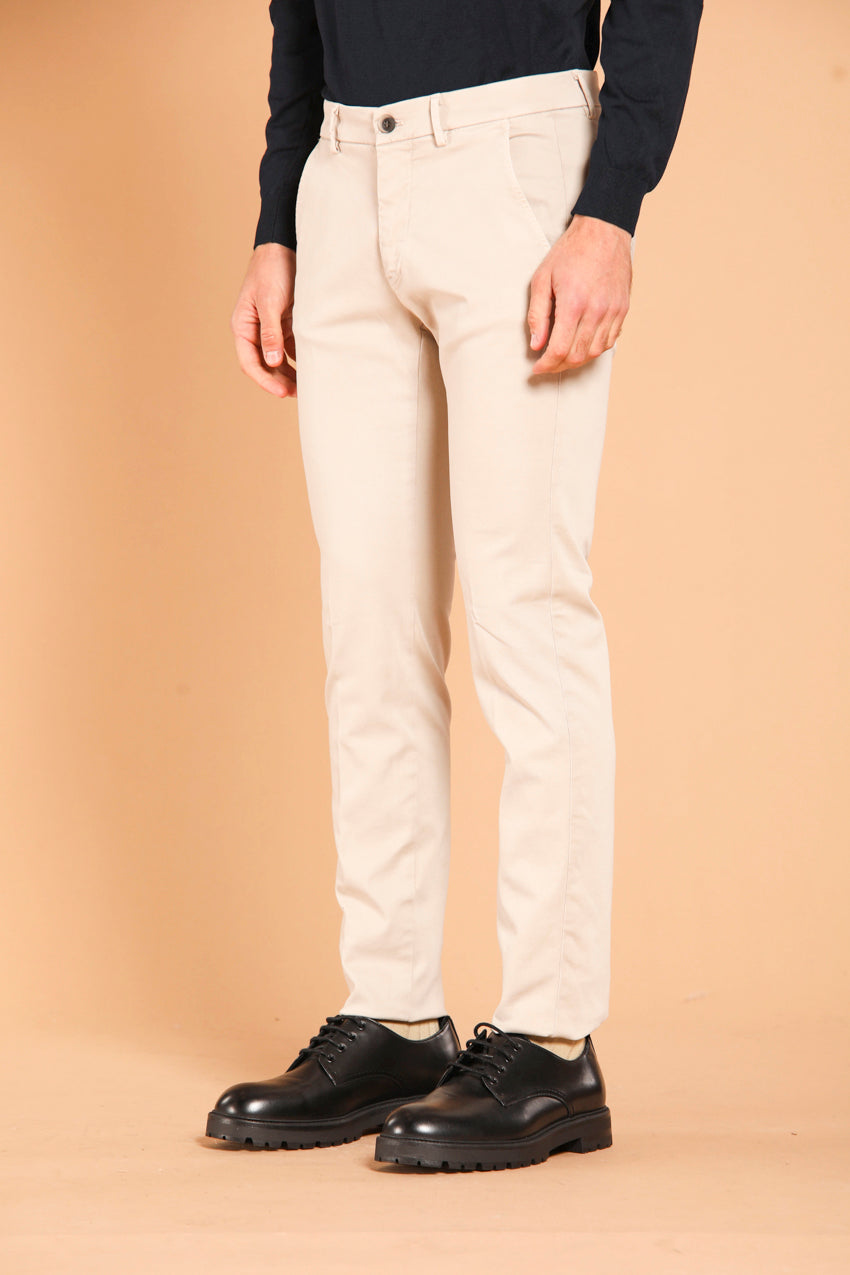 Torino Мъжки панталон от модал и памук, slim fit