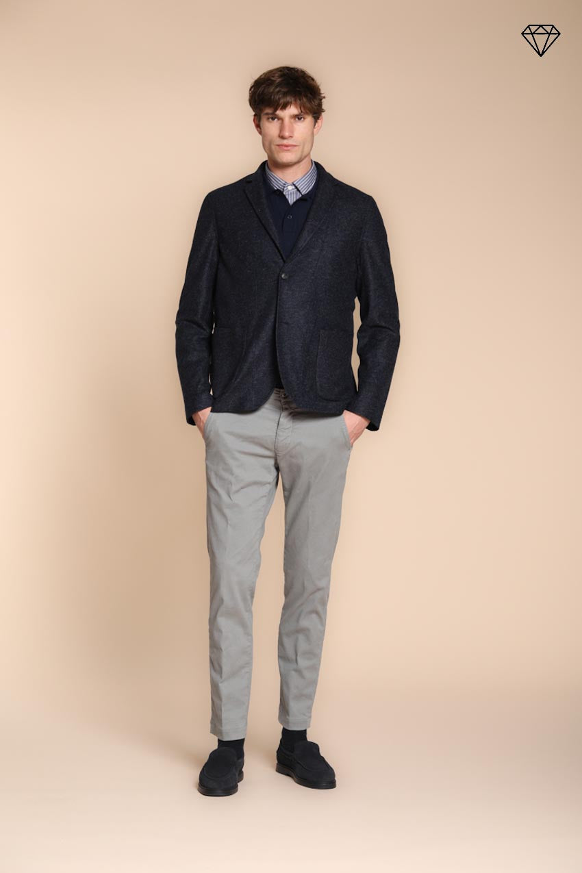 Foto 3 Torino pantalone chino uomo in gabardina slim fit ①