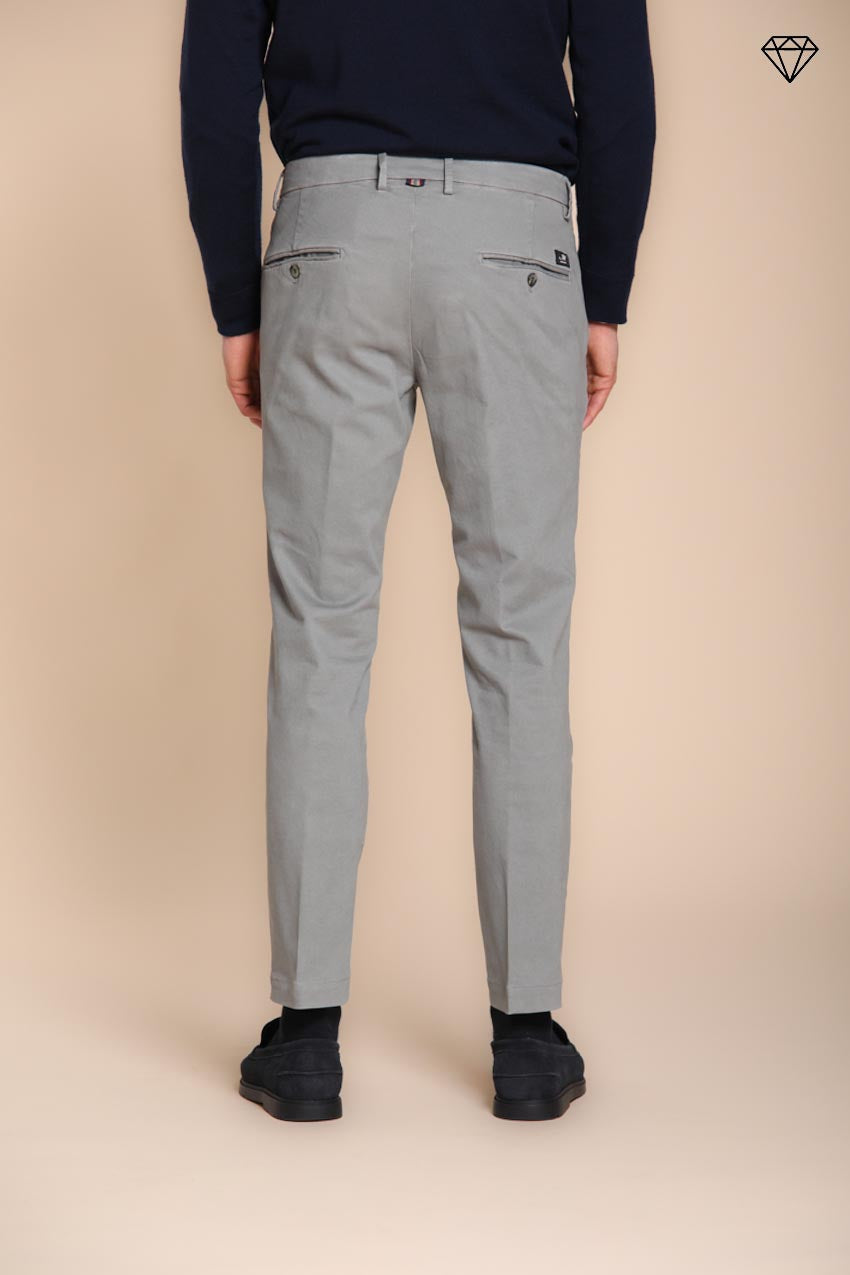 Foto 5 Torino pantalone chino uomo in gabardina slim fit ①