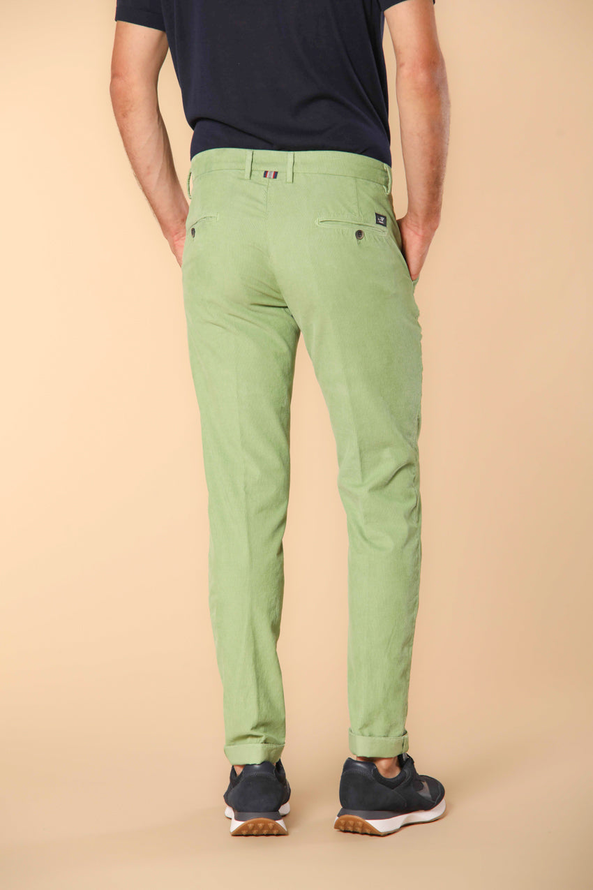 Torino мъжки сарториален панталон чино в лек кадифе слим фит