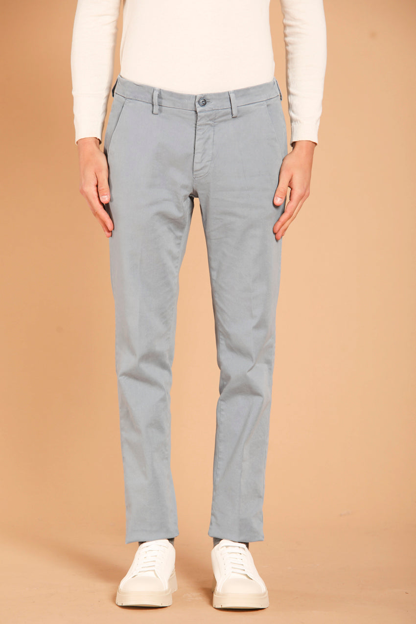 Foto 3 Torino City String pantalone chino uomo in gabardina slim fit