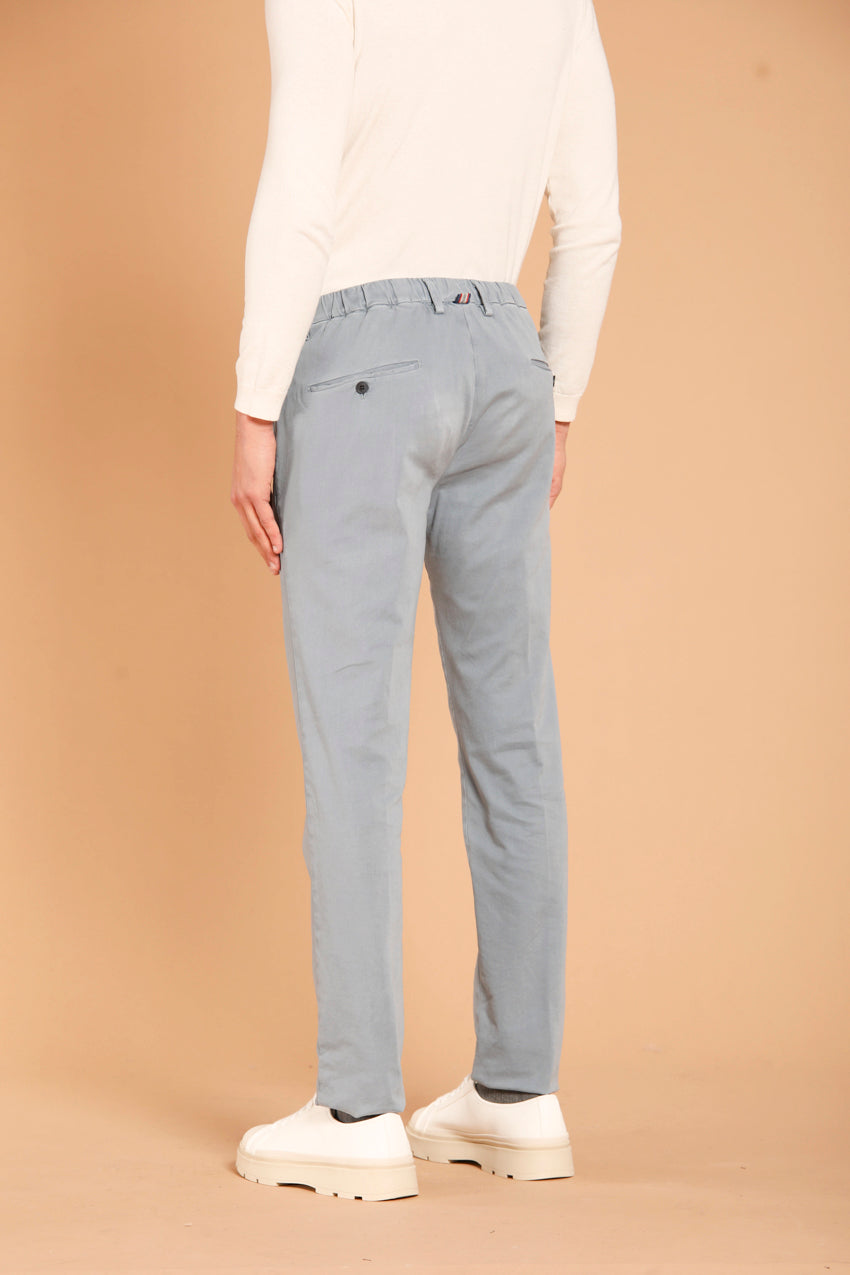 Foto 5 Torino City String pantalone chino uomo in gabardina slim fit