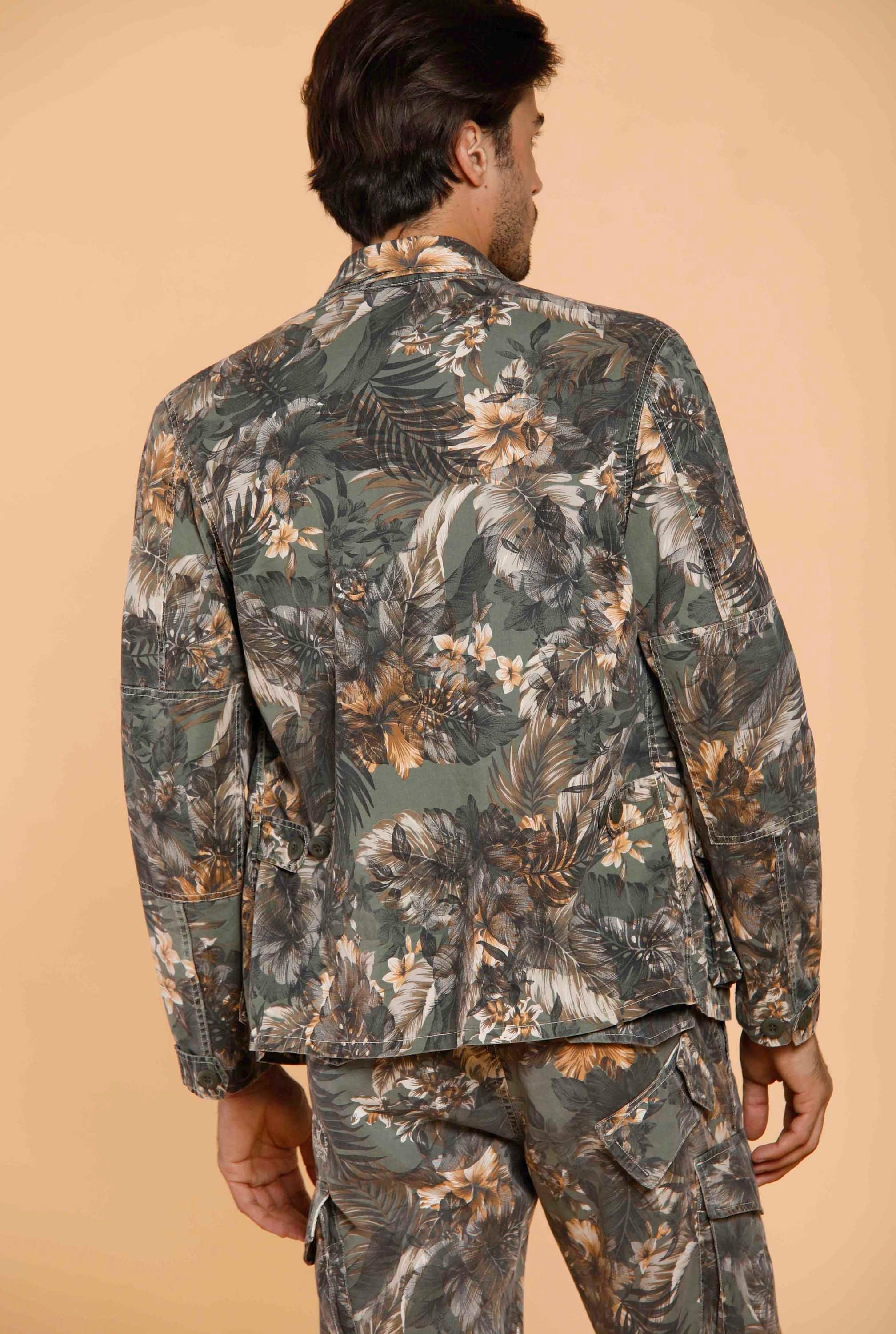 Flyshirt giacca camicia da uomo in cotone con stampa floreale - Mason's 