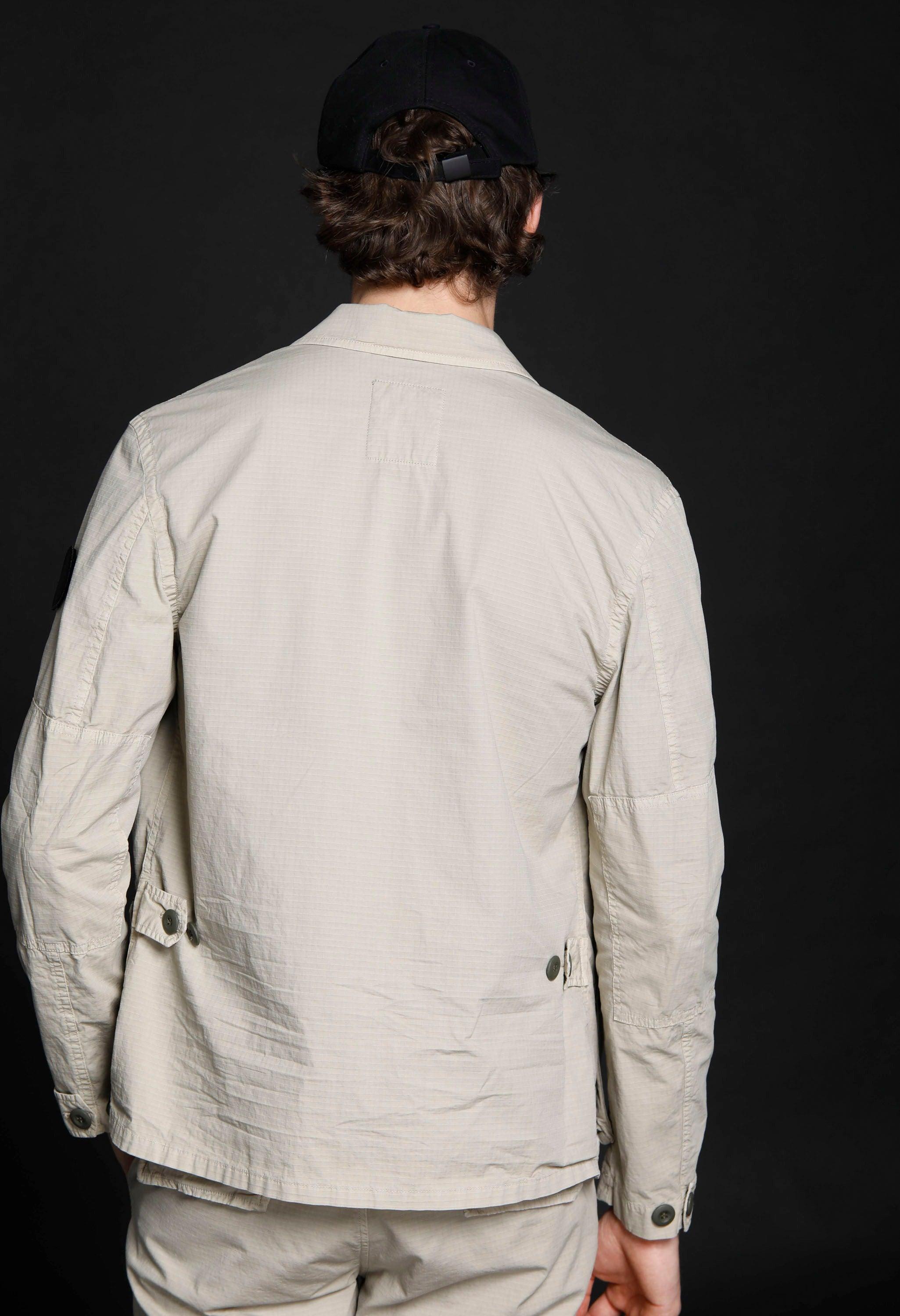 Flyshirt giacca camicia da uomo Logo edition in ripstop stretch - Mason's 